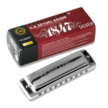 Seydel 1847 Silver Diatonic Richter Harmonica (16301) – Free Shipping Usa 1