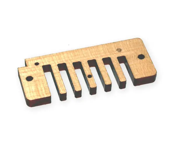 Seydel Big Six Stock Comb – Aluminum Comb For 16-Hole Harmonicas 1