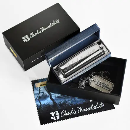 Seydel Charlie Musselwhite Signature Harmonica – Box Key Of G – Limited Edition – Free Usa Shipping 1