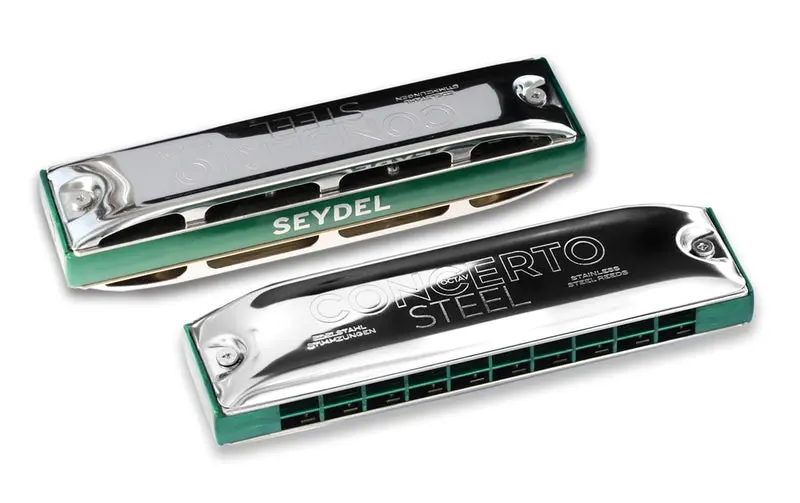 Seydel Concerto Steel Octave Harmonica – Model 31401, Free Shipping In Usa 1