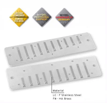 Seydel Session & Session Steel Harmonica Reed Plate Kit – Free Us Shipping 1