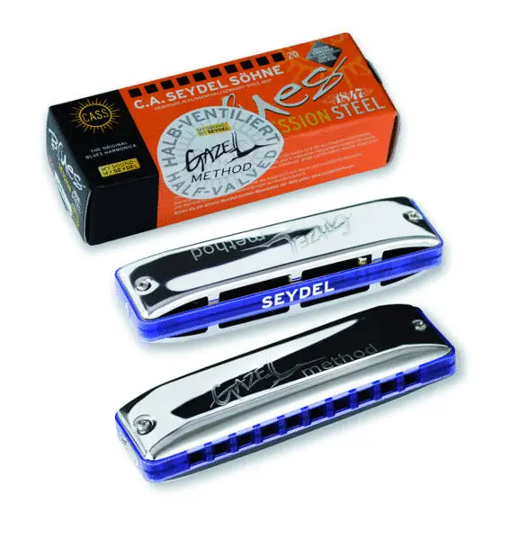 Seydel Session Steel Pt-Gazell Harmonica – Half-Valved Configuration (Model 10301Pt), Free Usa Shipping 1