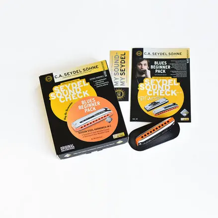 Seydel Soundcheck Blues Beginner Pack – Steel-Reed Harmonica Bundle (Model 40020) | Free Us Shipping 2