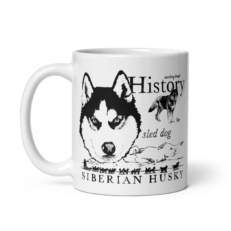 Siberian Husky History Coffee Mug – Educational & Stylish 1
