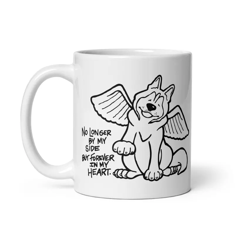 Siberian Husky Memorial Mug – 'Forever In My Heart' Keepsake 1