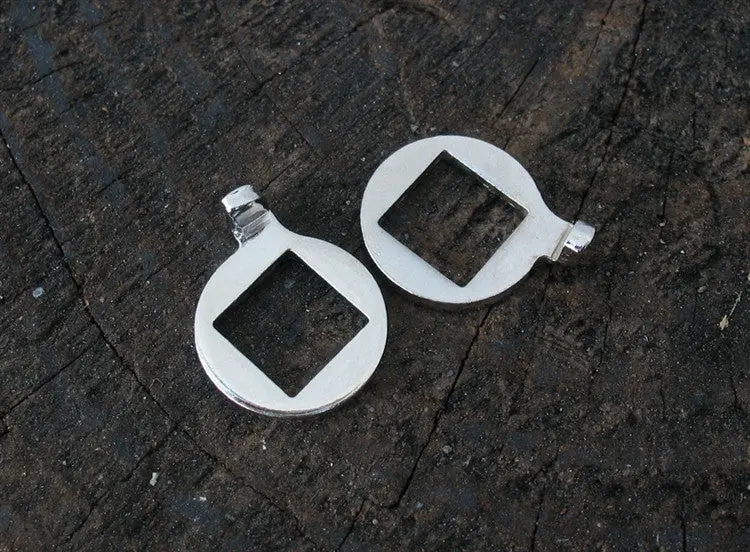 Silver Shifter Downtube Stop Washer Set – Pair 1