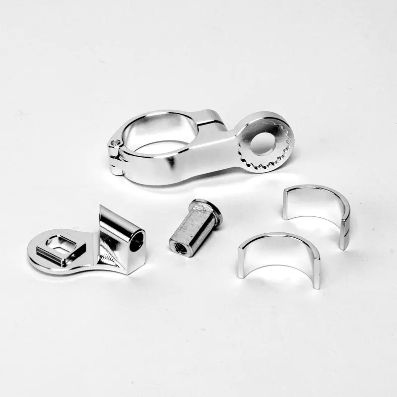 Silver Thumb Shifter Handlebar Mount Clamp (Single) 1