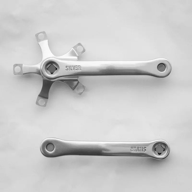 Silver3 Crank Arms Only – No Chainrings Or Spindle 1