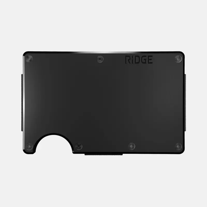 Slim Minimalist Wallet – Royal Black 1