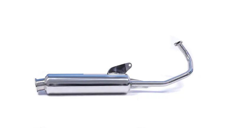 Sport-Style Performance Exhaust For 49Cc Chinese Scooters – Compatible With Rear Drum Brakes And Single-Shock Suspension 1