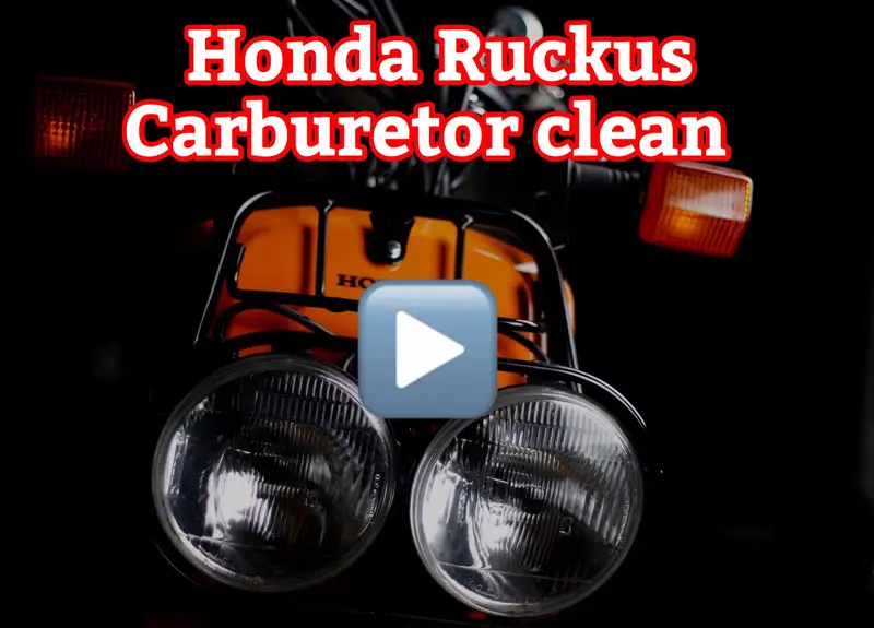 Step-By-Step Honda Ruckus Carburetor Cleaning Tutorial (Hd, 30 Minutes) 1
