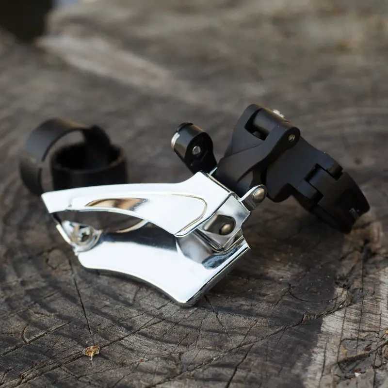 Stubby Skeleton Key Front Derailleur – Minimalist Aluminum Design 1