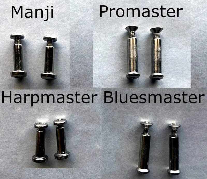 Suzuki Diatonic Harmonica Cover Plate Screws (2-Piece Set) – Free Usa Shipping 1