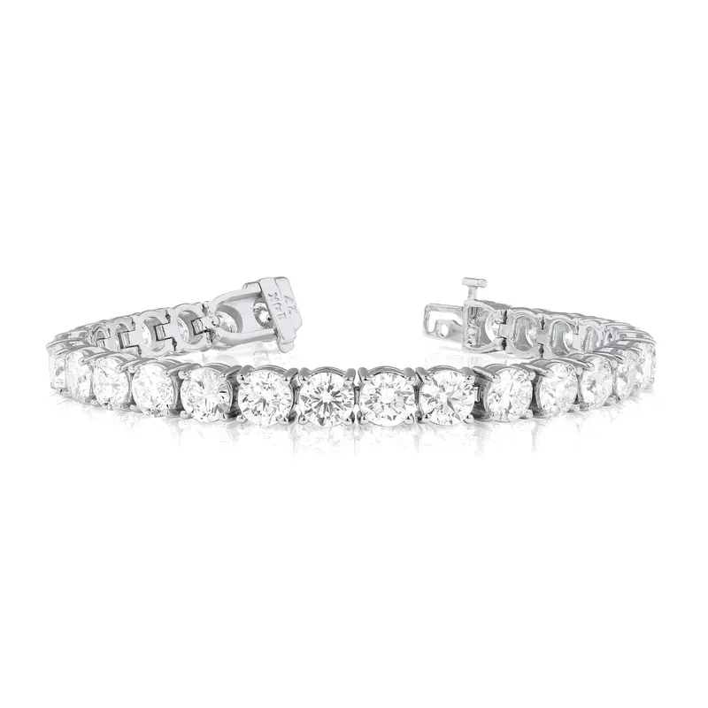 Timeless Lab-Grown Diamond Tennis Bracelet – 16.00 Carats Total Weight In 14K White Gold 1
