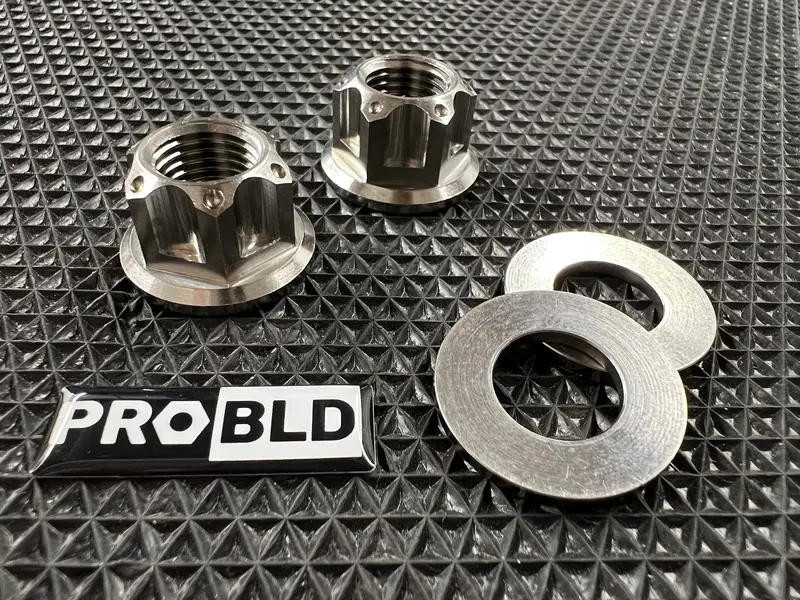 Titanium Clutch/Variator/Flywheel Fasteners – Nut & Washer Set 2