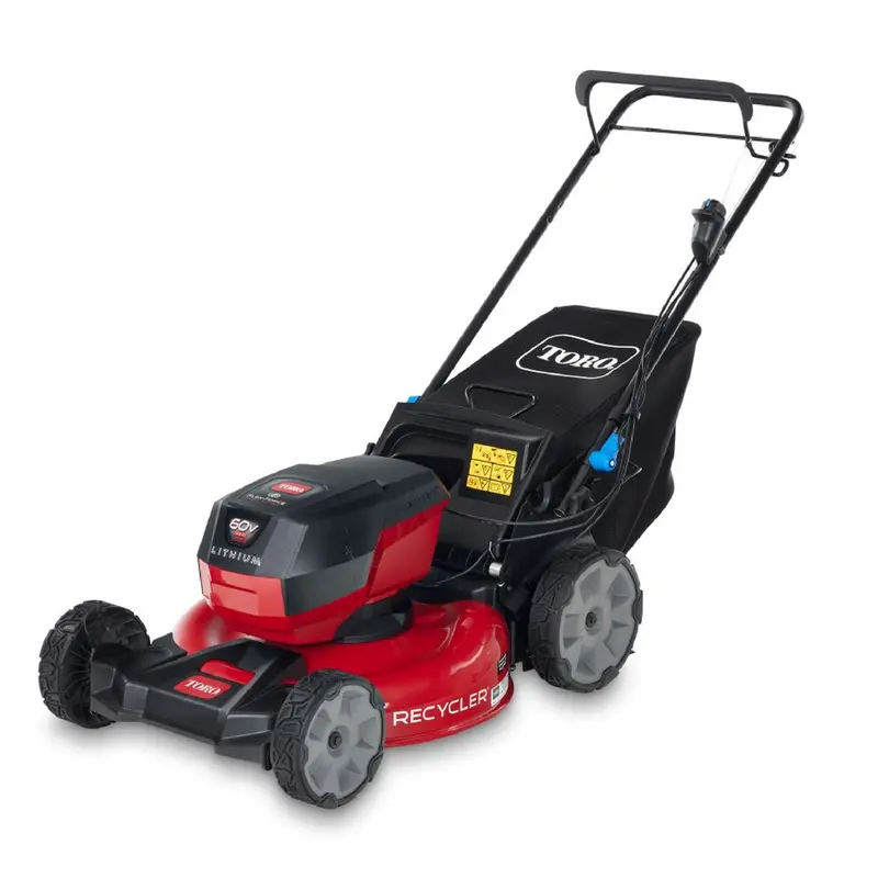 Toro 60V Max 21-Inch Smartstow Self-Propelled Recycler Lawn Mower With 6.0Ah Battery (Model 21327) 1