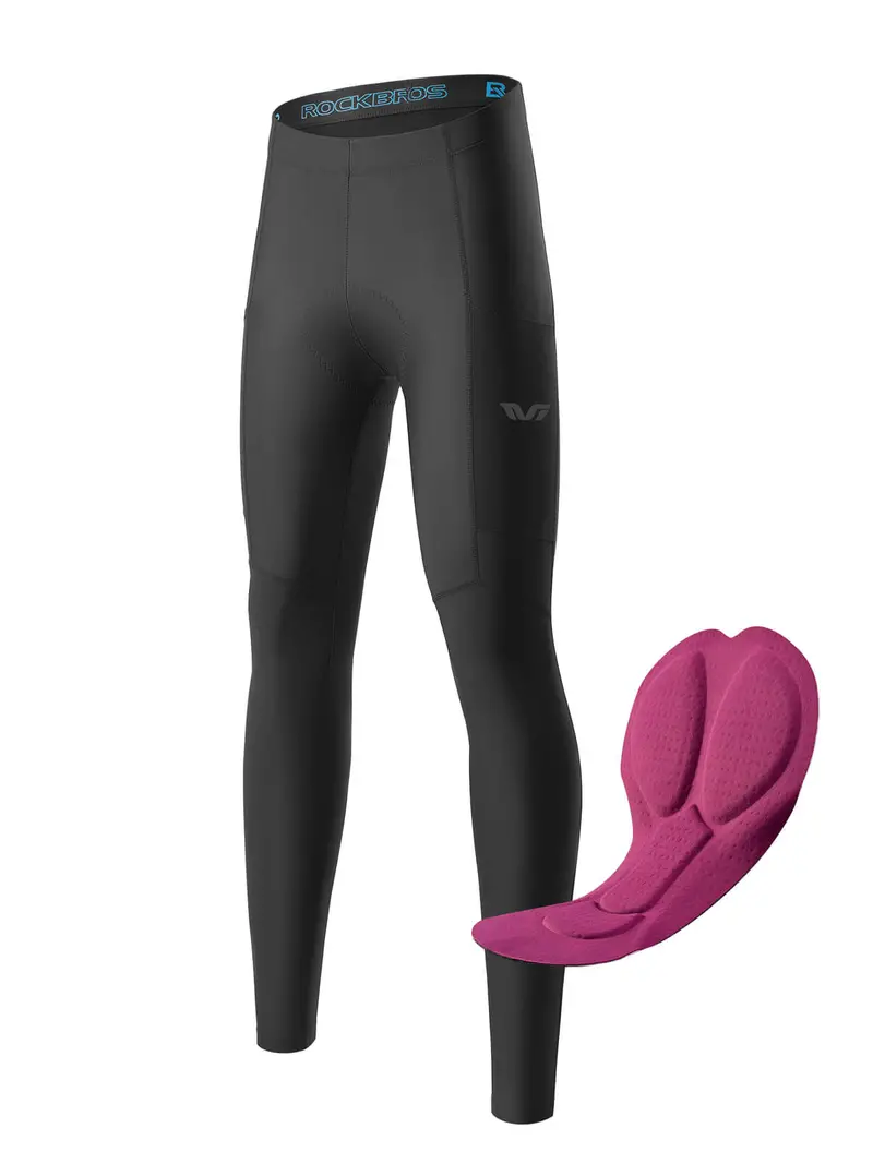 Tvi Women’S Thermal Cycling Tights – Lightweight Insulation & 4-Way Stretch 1