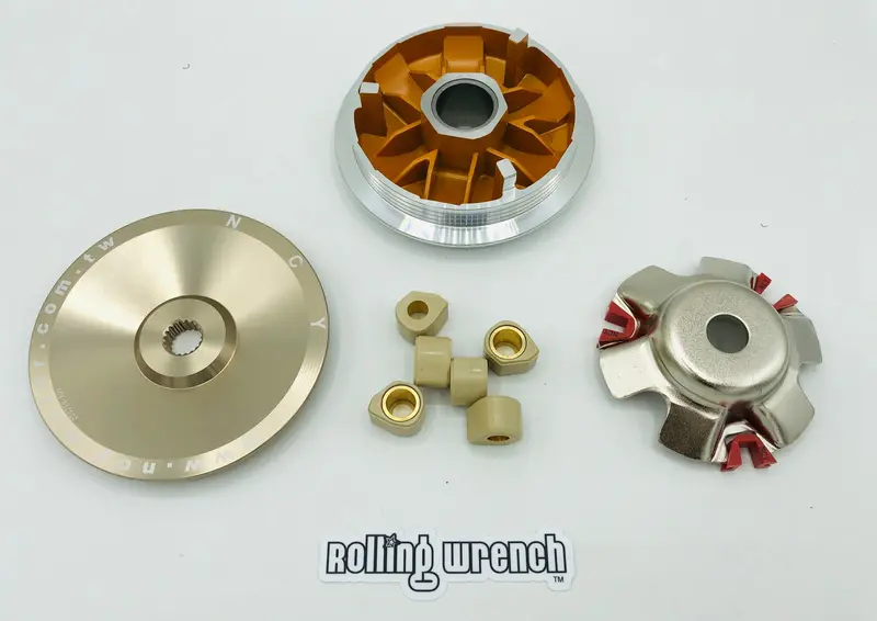 Universal Gy6 Cvt Variator Kit – Adjustable Weights & Ramp Plate 1