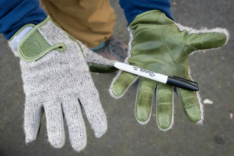 Winter Goat Leather Gloves – Insulated Cold-Weather Riding Gear 1