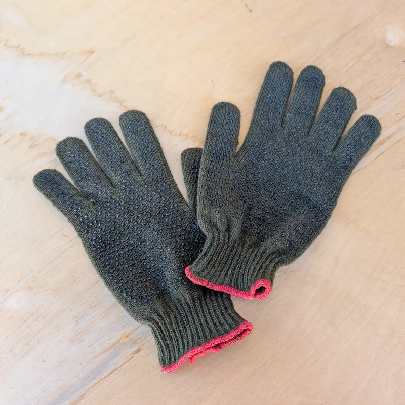 World Champions Gloves – Green Merino Wool Cycling Gloves 1