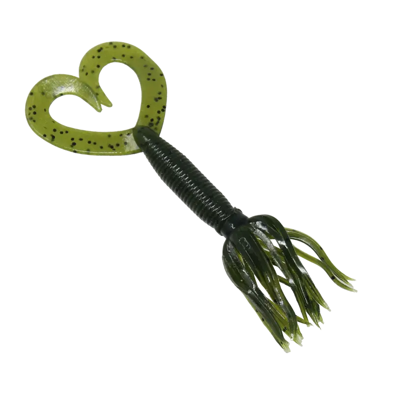 Yamamoto 4-Inch Double Tail Hula Grub Swimming Bait 1