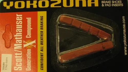 Yokozuna 73Mm Slip-In Brake Pads – Salmon Compound (Pair) 1