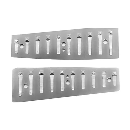 Yonberg Titanium Reed Plates – Precision-Matched For Typhoon Titanium Harmonicas, Free Usa Shipping 1
