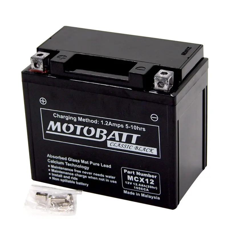 Yuasa Ytx12-Bs Replacement Motorcycle Battery 1