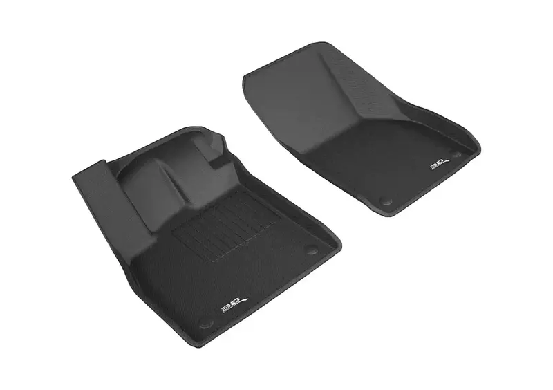 3D Maxpider Kagu L1Ad04611509 Floor Mat Set – Black, 2-Piece Front Fit 1