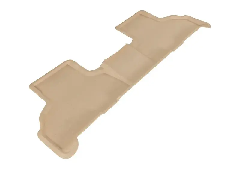 3D Maxpider Kagu Tan Floor Mat – Second-Row Rear, Single-Piece Design 1