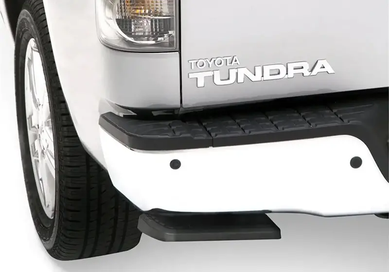 Amp Research Bedstep Rear Bumper Step – 75309-01A (Black, Heavy-Duty) 1