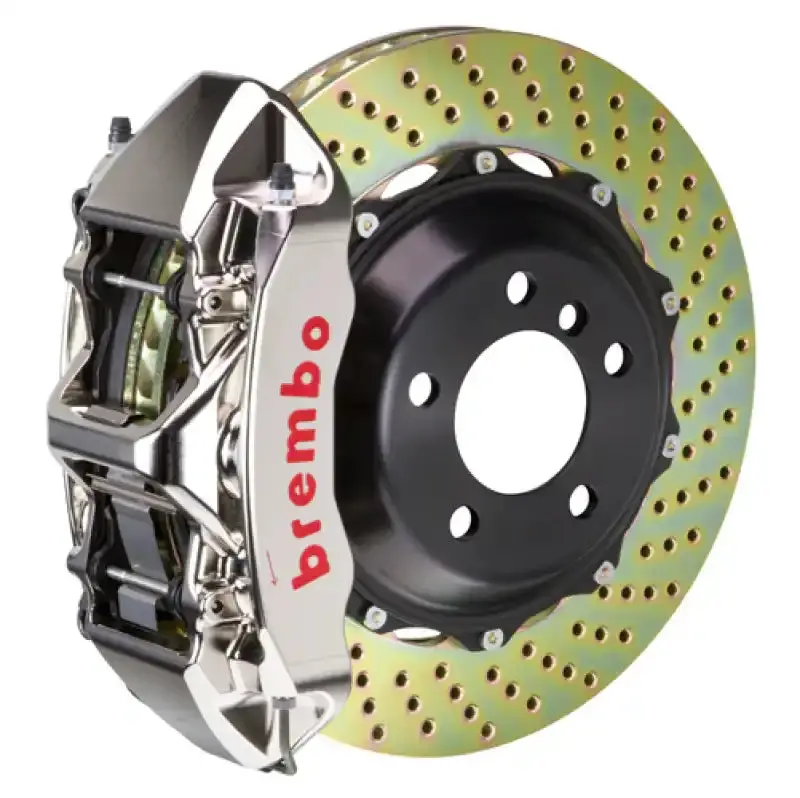 Brembo Front Big Brake Kit For Porsche 996 (1999–2004) And 997.1 (2006–2008) – Drilled 380X32Mm Two-Piece Rotors With 6-Piston Billet Calipers 1
