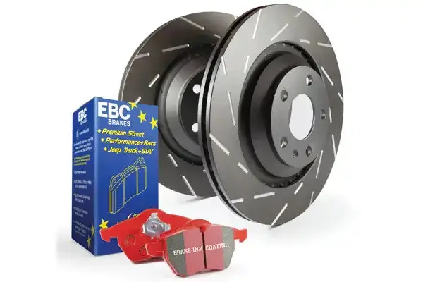 Ebc S4Kr1452 Slotted Brake Rotors – Precision-Cut Narrow Slots Reduce Wind Noise 1