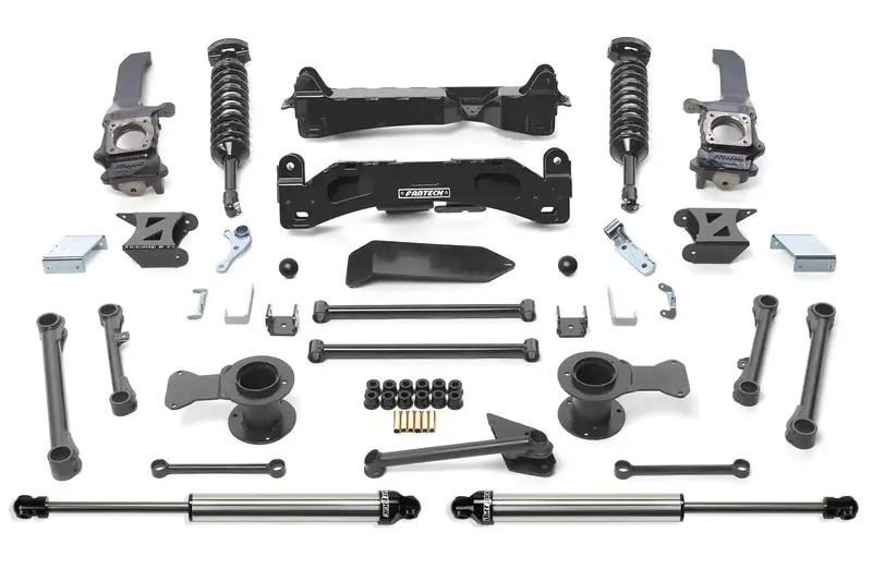 Fabtech K7007Dl 6-Link Long-Travel Suspension System With Dual Lower Shock Setup For 2006–2009 Toyota Fj Cruiser 4Wd 1