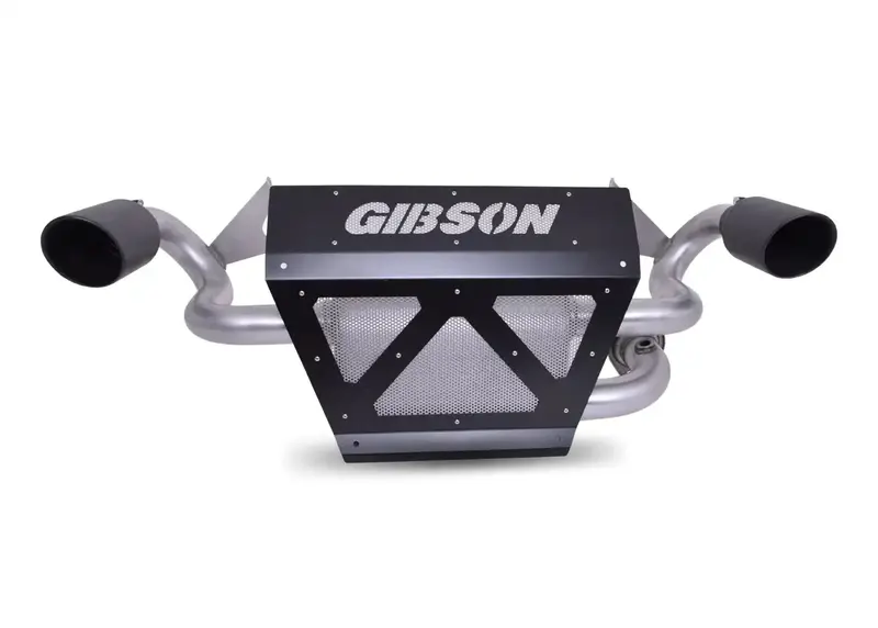 Gibson Performance Exhaust 98042 Dual Exhaust System – Black Ceramic Coated, For Polaris Utvs 1