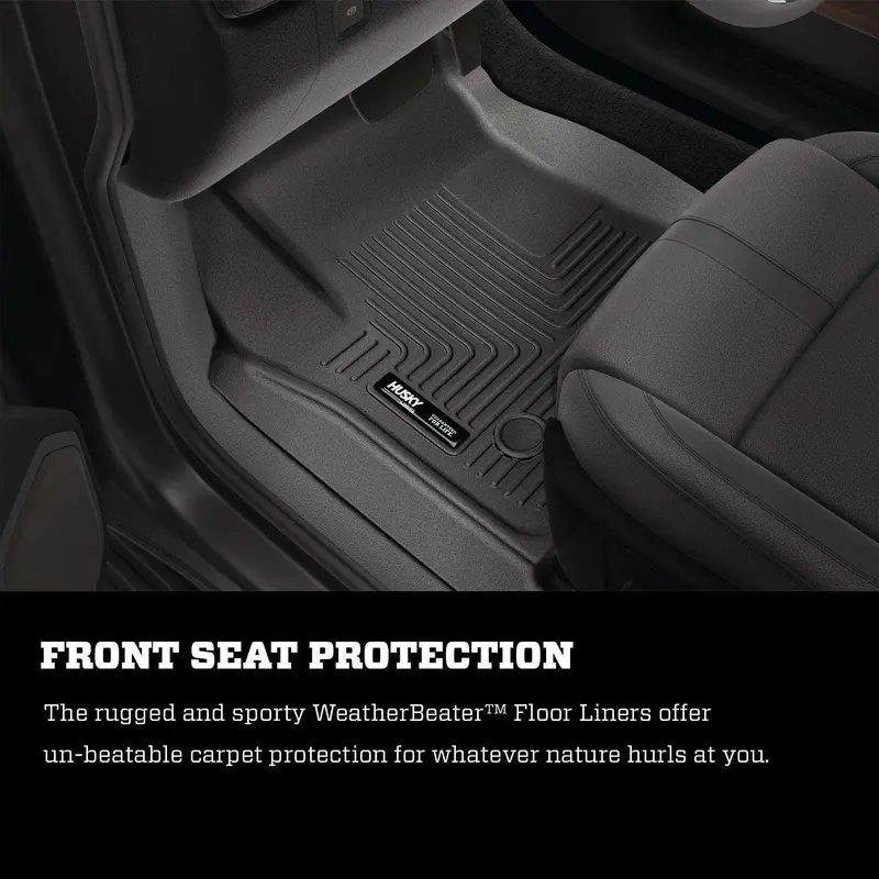 Husky Liners Weatherbeater Floor Liners – Front And Second-Row Set For Lincoln Zephyr & Mkz 1