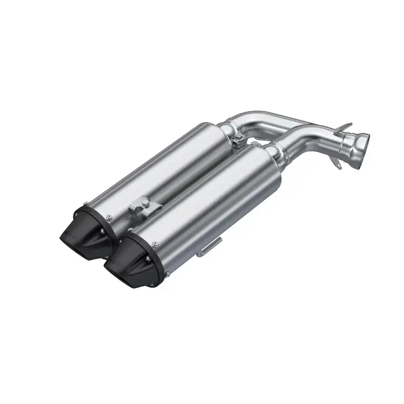 Mbrp Performance Series Dual Slip-On Exhaust – Compatible With Polaris Atvs (Model At-9534Pt) 1