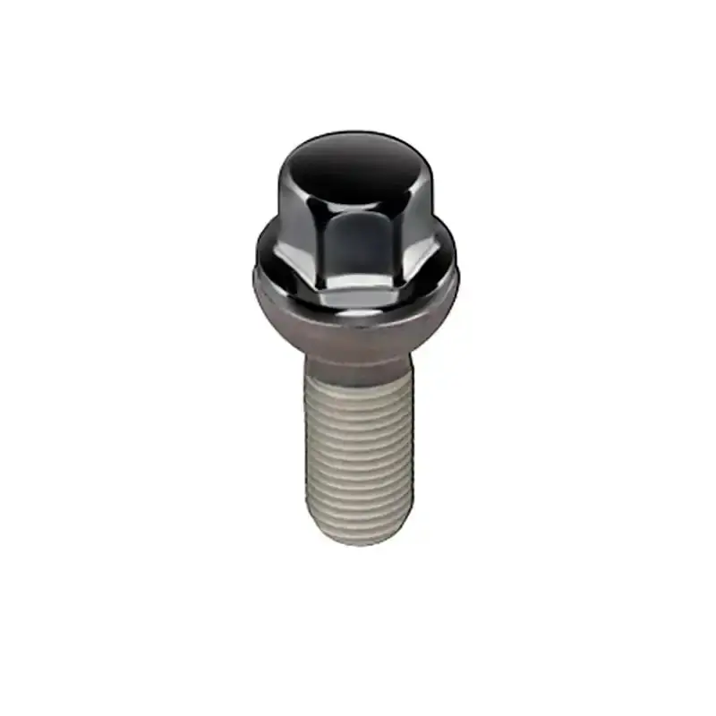 Mcgard Black Hex Lug Bolts (Radius Seat), M14×1.5, 17Mm Head, 28.1Mm Shank – Pack Of 50 1