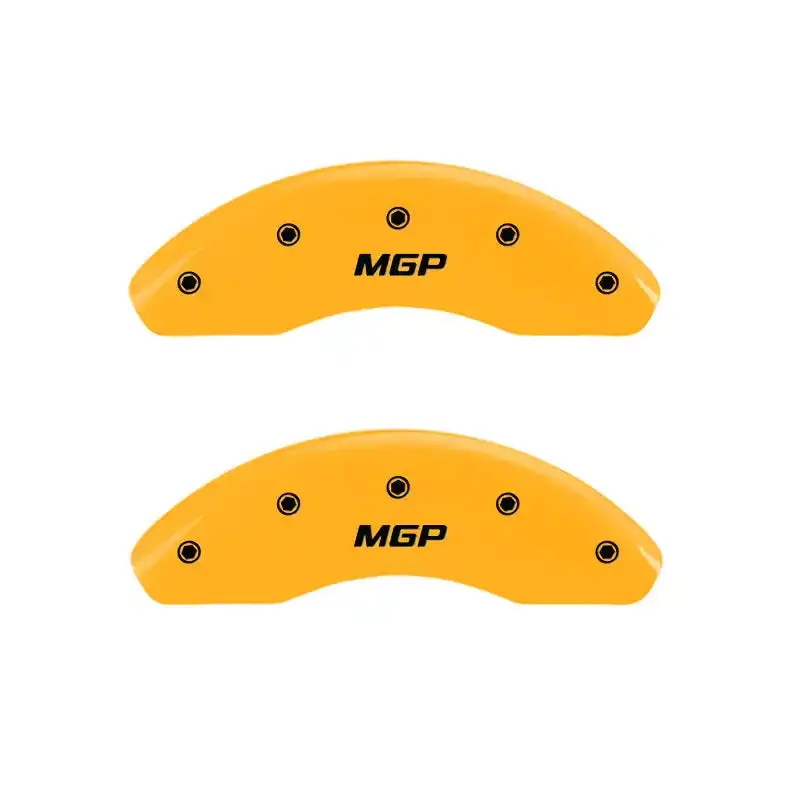 Mgp Engraved Front Caliper Covers – Yellow Finish With Black Contrast Detailing 1