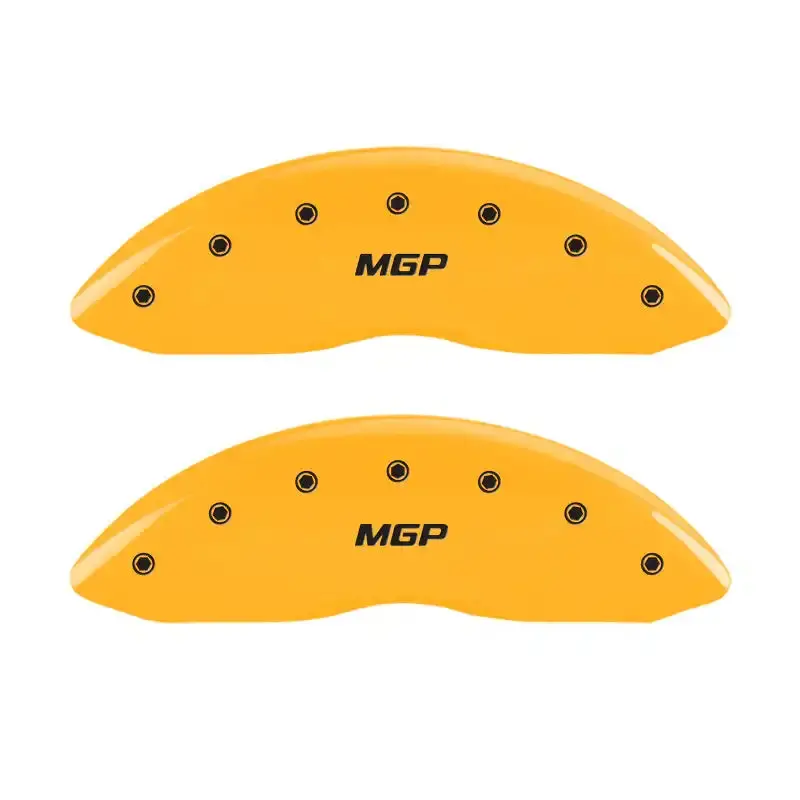 Mgp Yellow-Anodized Engraved Caliper Covers For 2006 Toyota Highlander (Front & Rear) 1