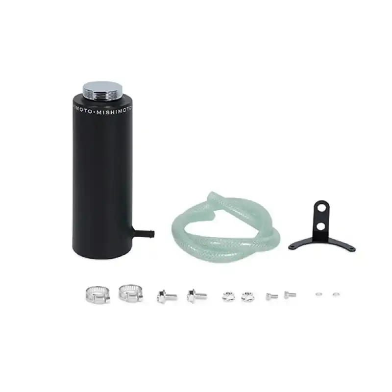 Mishimoto Wrinkle-Black Aluminum Coolant Reservoir Tank 1