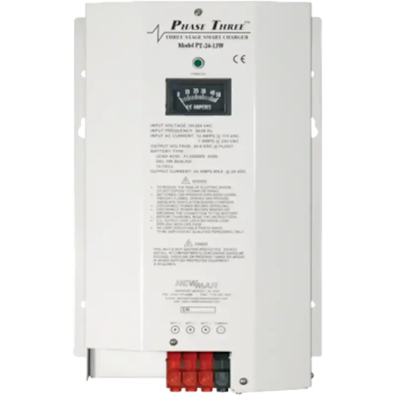 Newmar Pt-24-13W Triple-Bank 24V 13A Marine & Rv Battery Charger – 3-Phase 1