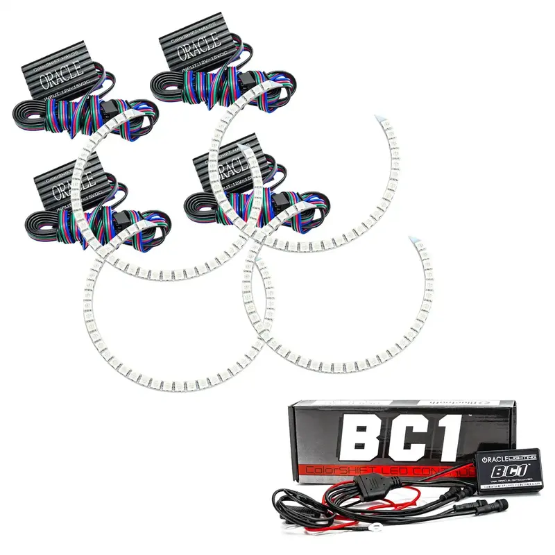 Oracle Lighting 2435-335 Colorshift Halo Kit – Rgbw Dynamic Ring Lighting For Custom Headlights 1