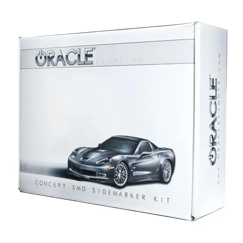 Oracle Lighting 3150-418P-C Concept Sidemarker Set – Clear Lens With Atomic Orange Accent 1