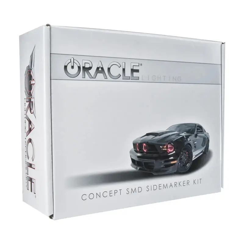 Oracle Lighting 9700-Rz-C Concept Sidemarker Set – Clear Lens With Red Candy Metallic Accent 1