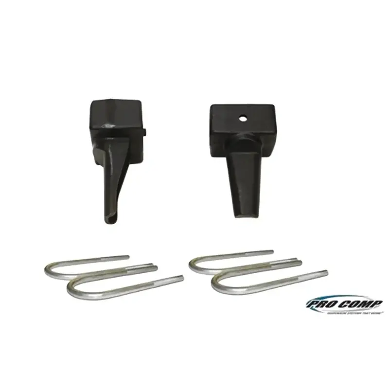 Pro Comp 58402 4-Inch Rear Lift Block Kit – Includes U-Bolt Hardware For Solid Axle Applications 1