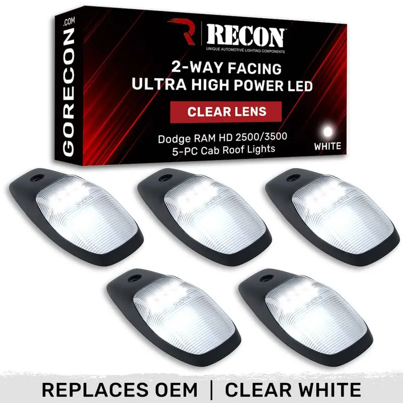 Recon Led Cab Light Kit – 5-Piece Set For 2019–2026 Ram 2500/3500 1