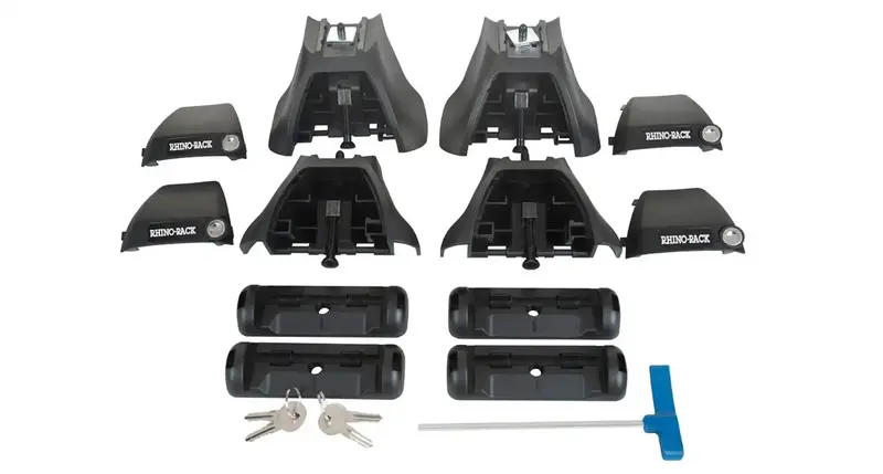 Rhino-Rack Ja4126 Vortex 2500 Silver Roof Rack – Dual-Bar, Aerodynamic Design 1