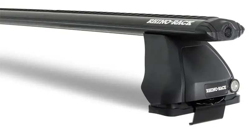 Rhino-Rack Vortex 2500 Roof Rack – Black Aero Crossbar System With Load Stops 1