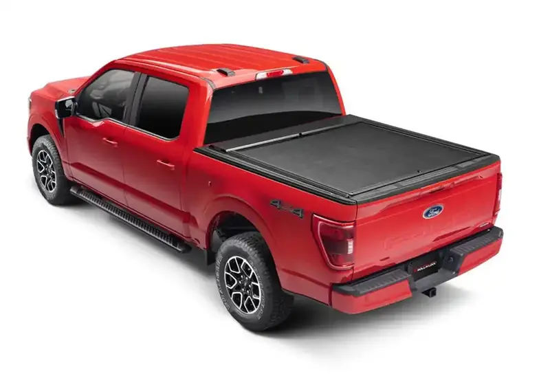 Roll-N-Lock M-Series Xt Manual Retractable Tonneau Cover – Lockable, Black, Model 151M-Xt 1